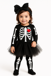Infant Skeleton Tutu Halloween Costume